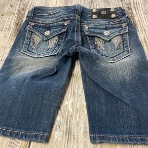 NWT Miss Me Bermuda Jean Shorts Little Girls Size 8